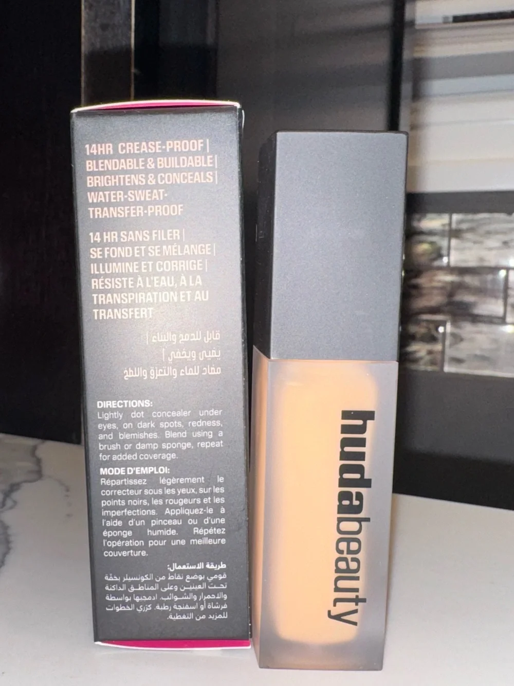 Huda Beauty #FauxFilter Luminous Matte Concealer – 4.5G Granola - NEW